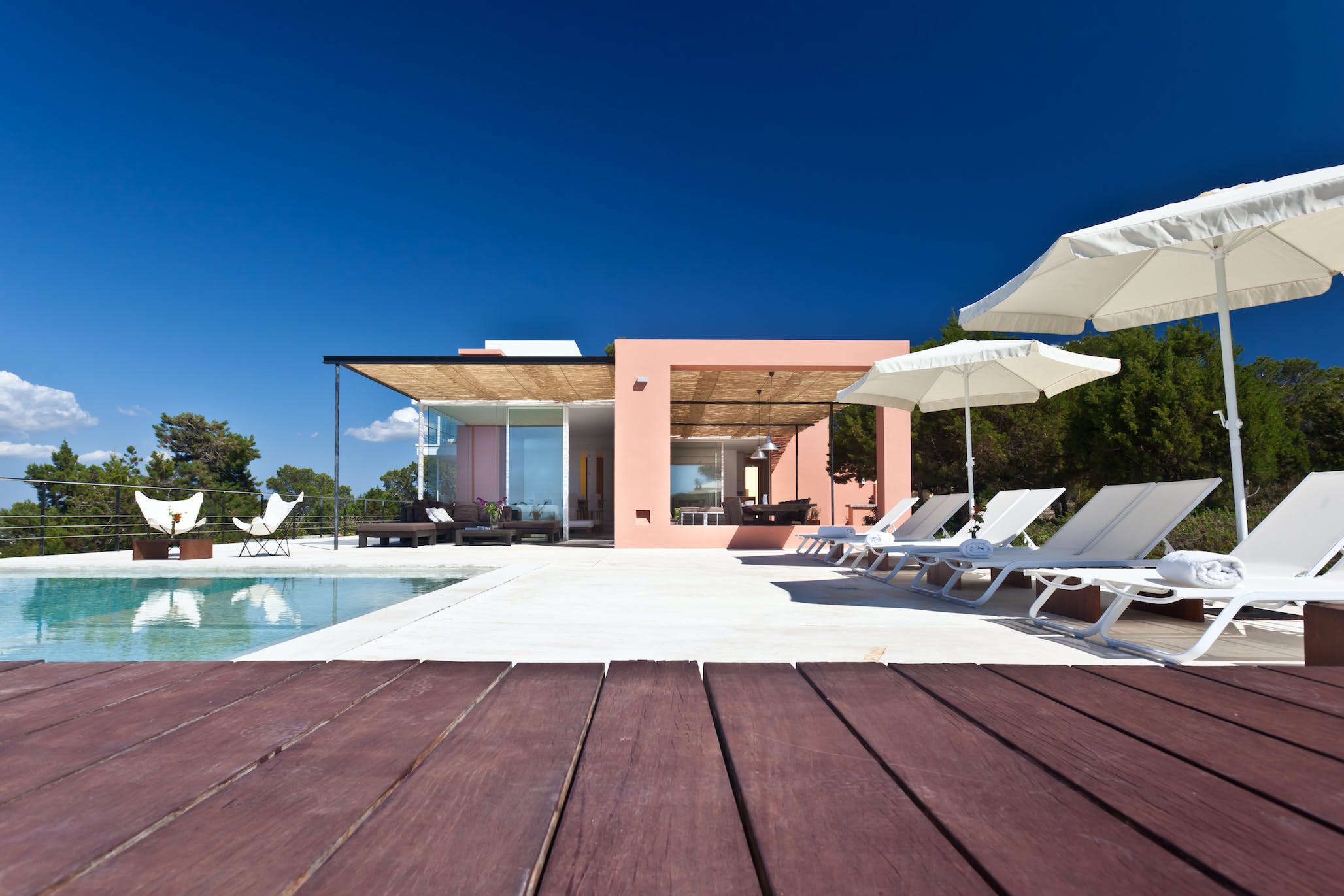 Luxury real estates villa to rent Ibiza Azur 1. pool